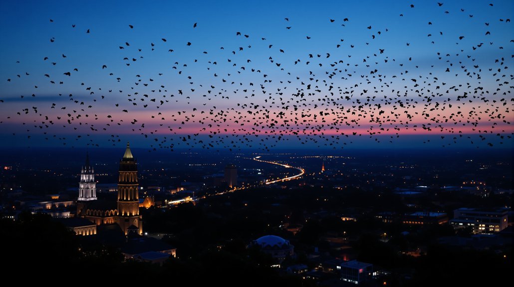 bats active at night