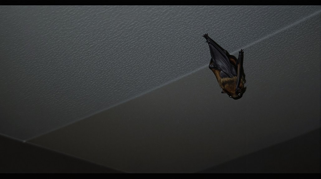 bats hunt at night