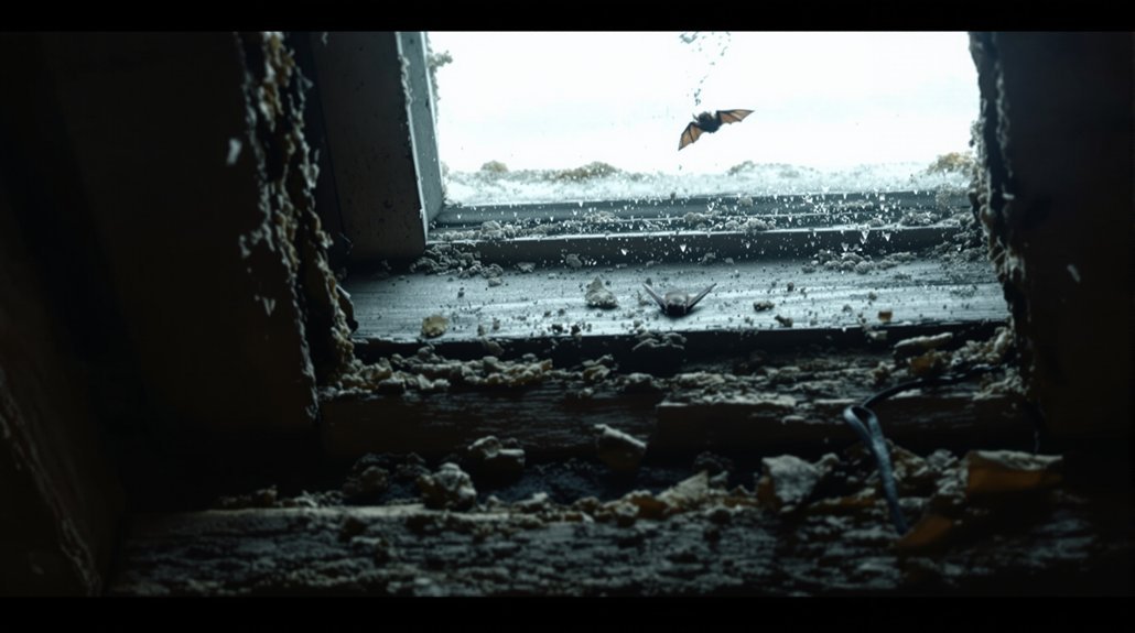 detect bat entry droppings