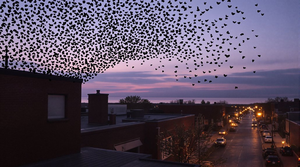 encourage bats to exit